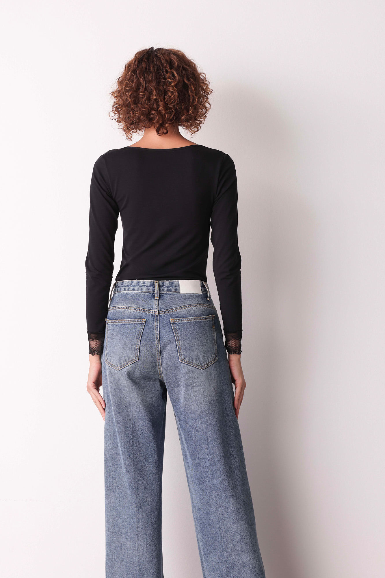 Cotonella Camiseta Manga Larga Cuello Pico