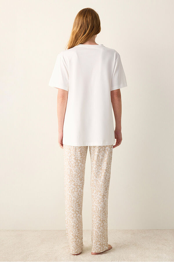 Penti Long maternity pyjamas pants brown