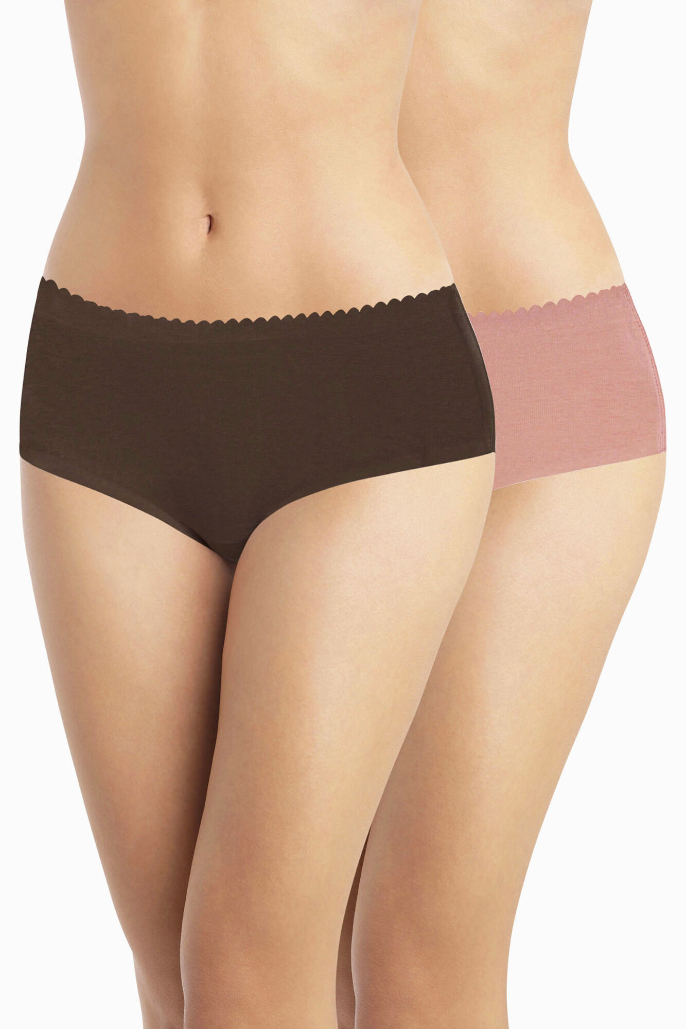 DIM Pack de 2 bragas midi sin costuras