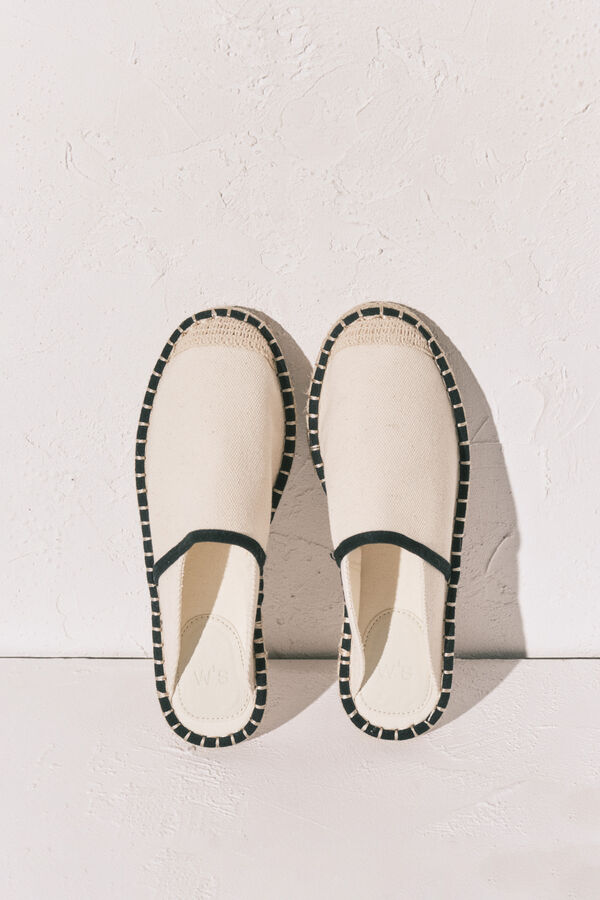 Women'secret Multicoloured flat mule sandal nude