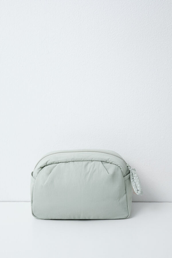 Women'secret Aqua puffer medium vanity case green