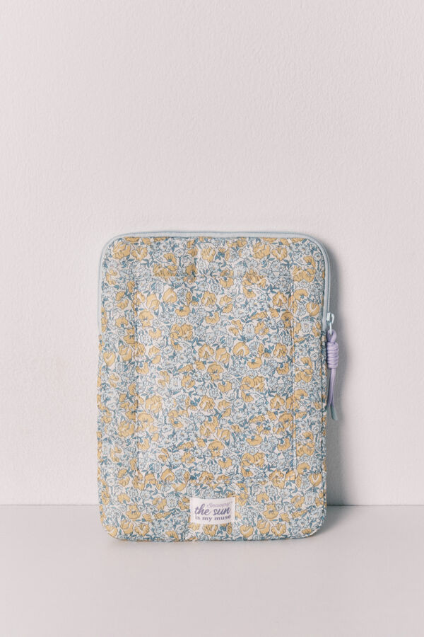 Women'secret Housse de tablette &agrave; petites fleurs Snoopy imprim&eacute;