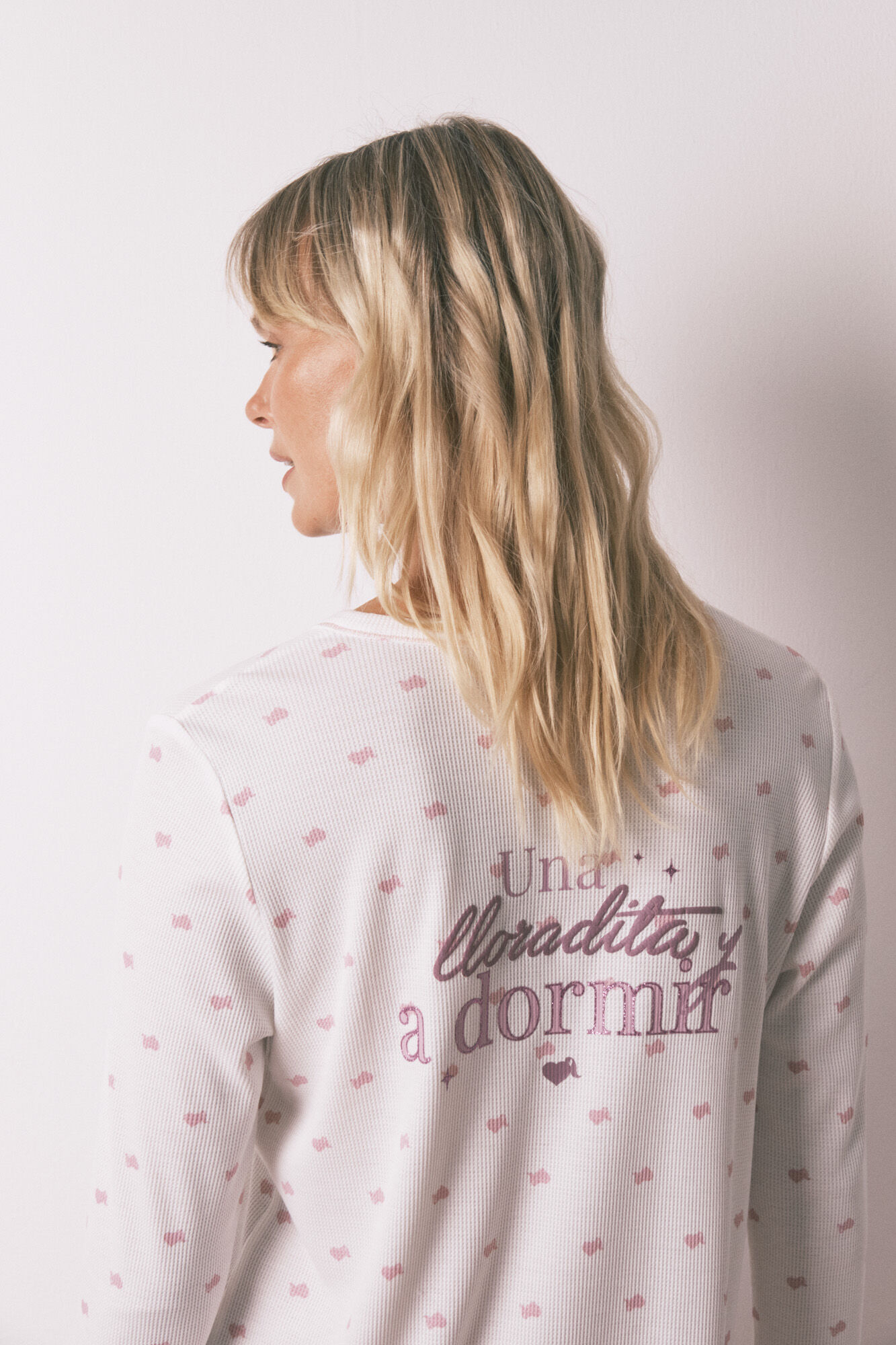 Women'secret Waffle fabric midi nightgown 