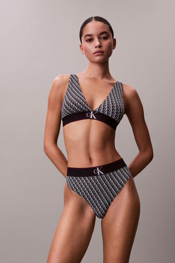 Calvin Klein Logo thong black