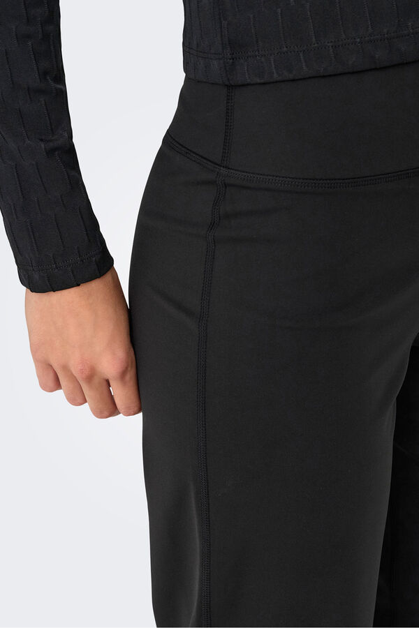 Only Play Legging t&eacute;rmico recto negro