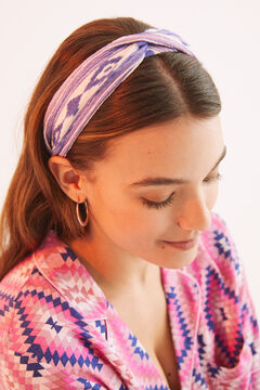 Womensecret Ikat print twist front headband printed