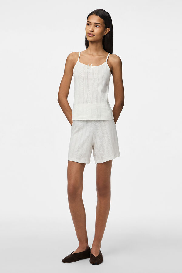 Pieces Tr&auml;gershirt Wei&szlig;