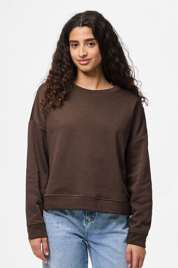Pieces Basic sweatshirt nude