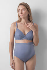 Women'secret Blue lace padded triangle maternity bra LOVELY blue