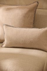 Calma House Funda coj&iacute;n de algod&oacute;n de 30x60 beige