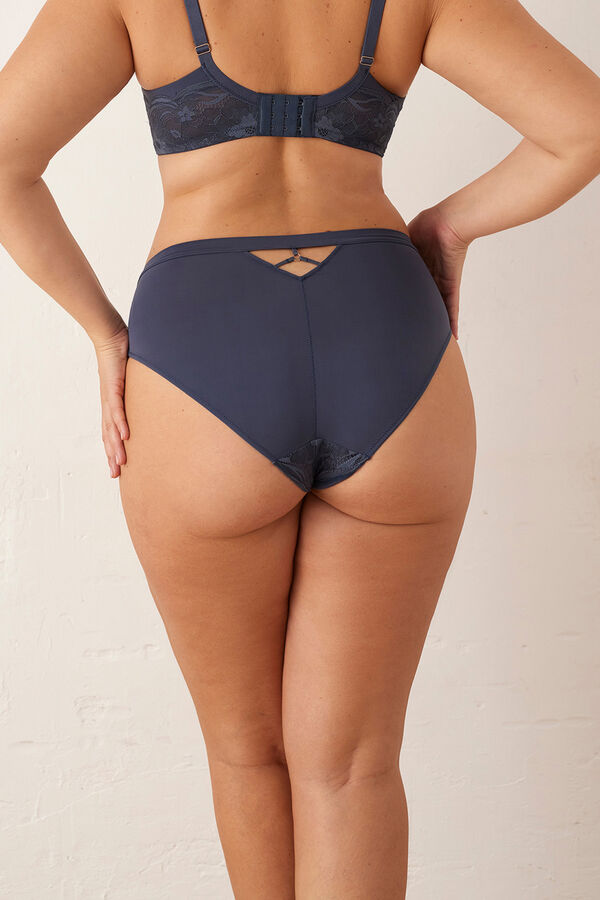 Promise High lace pantie blue