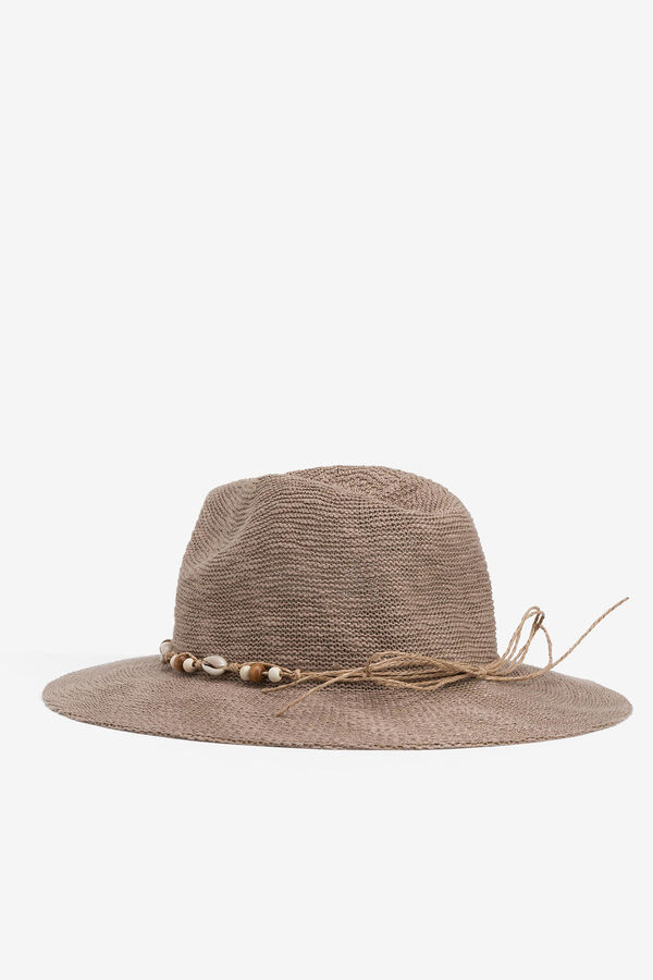 Womensecret Panama hat with band Bež