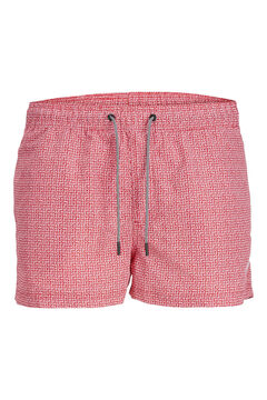 Womensecret Men's microprint swim shorts rouge