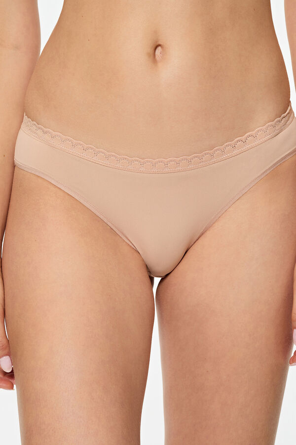 DIM microfibre panties  Bež
