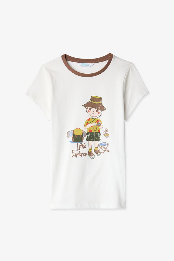 Penti Lot de 2 pyjamas courts enfant camping vert