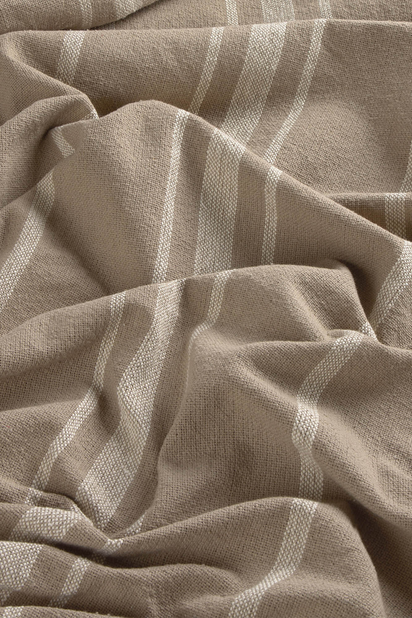 Calma House Sorento Tagesdecke aus Baumwolle mit Streifen