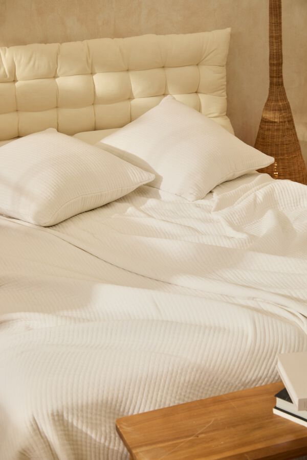 Calma House 240x260 cotton bedspread white