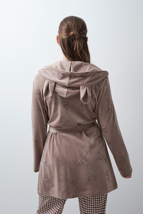 Women'secret Bambi ears midi robe nude