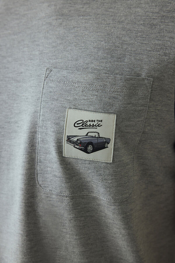 Penti Conjunto de pijama de manga corta para hombre gris