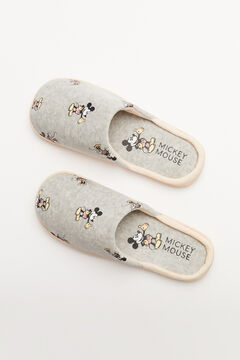 Womensecret Grey velour Mickey Mouse slippers grey