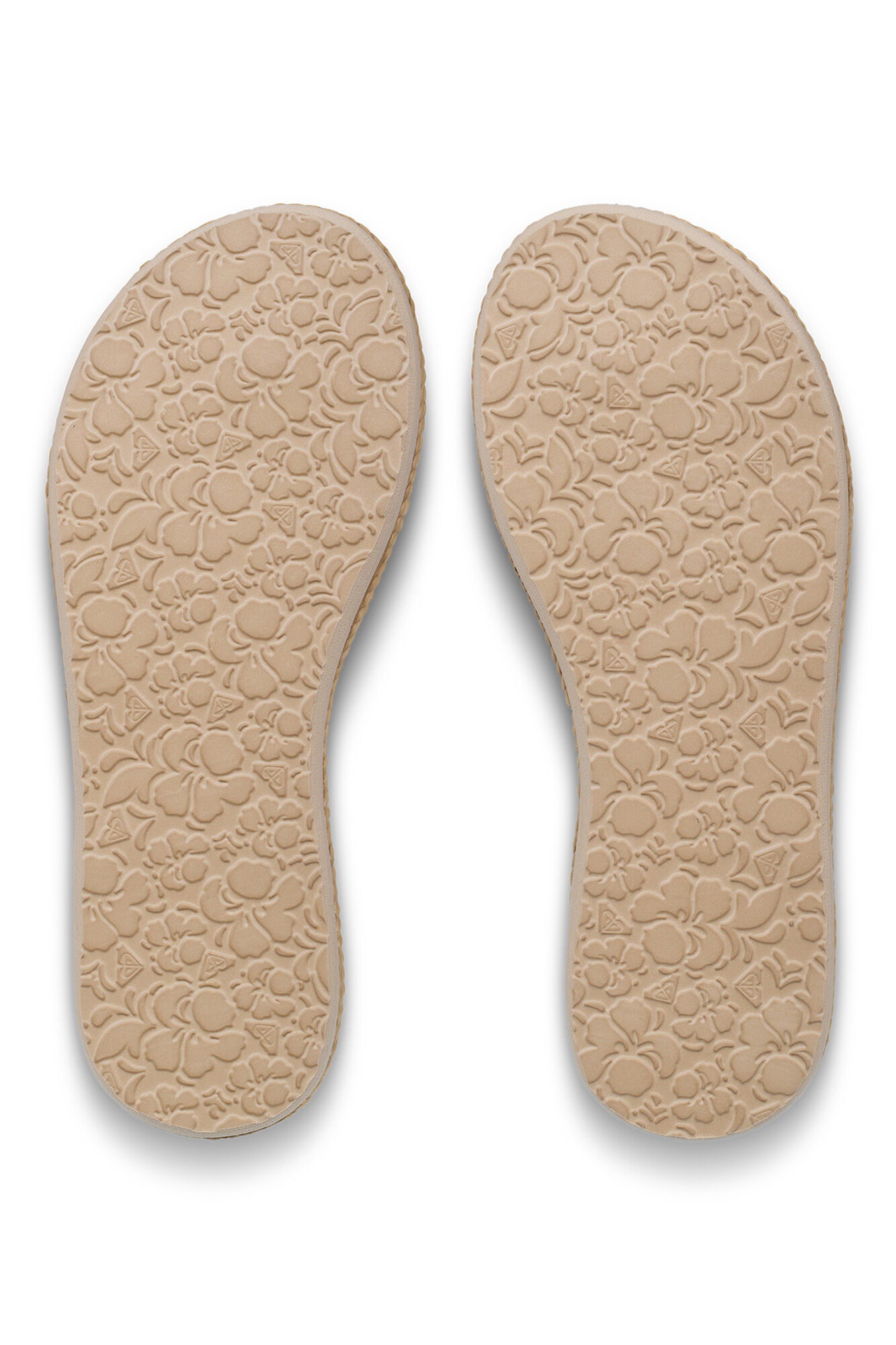 Roxy Chinelo tira tropical de r&aacute;fia