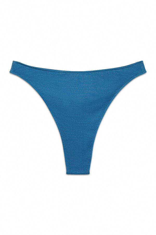 Women'secret Blue classic shimmer bikini bottoms blue