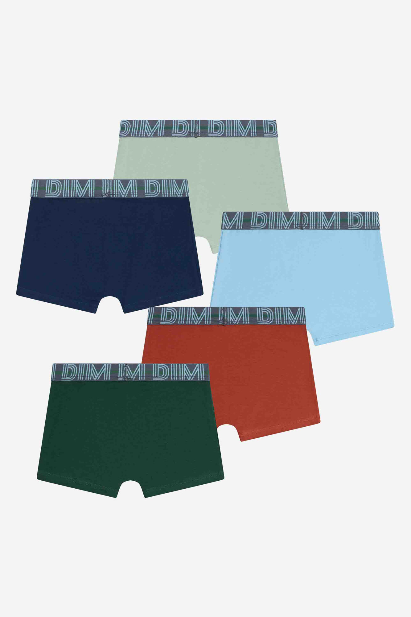 DIM Pack de 5 b&oacute;xers DIM Cotton Stretch 