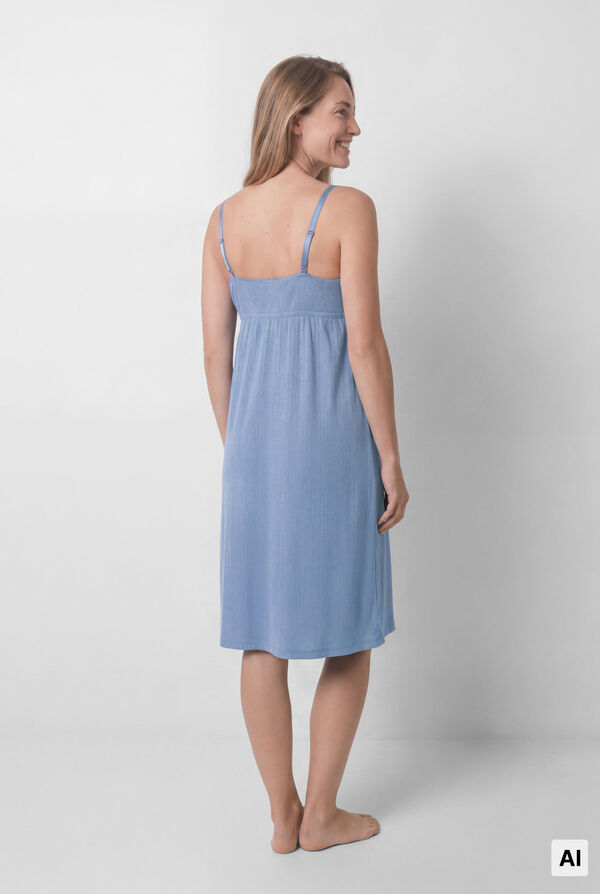 Women'secret Nuisette maternity &agrave; bretelles allaitement bleue bleu