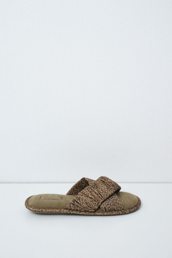 Women'secret Animal print slippers travel pack printed