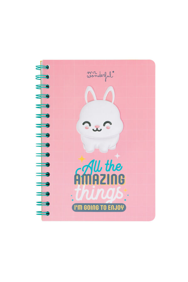 Womensecret Libreta A5 Conejo 3D - All the amazing things I'm going to enjoy estampado