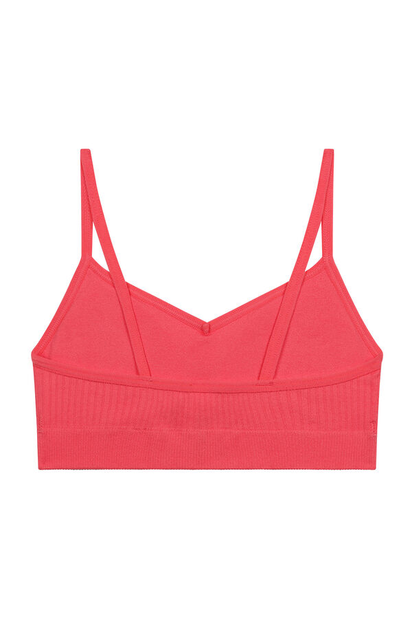 DIM Seamless girl's crop top  rose
