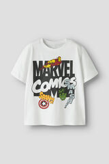 Name it Kids' short-sleeved T-shirt MARVEL white