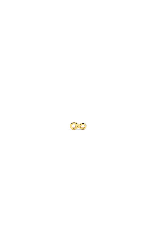 Womensecret Gold Mini Infinity Single Earring Žuta