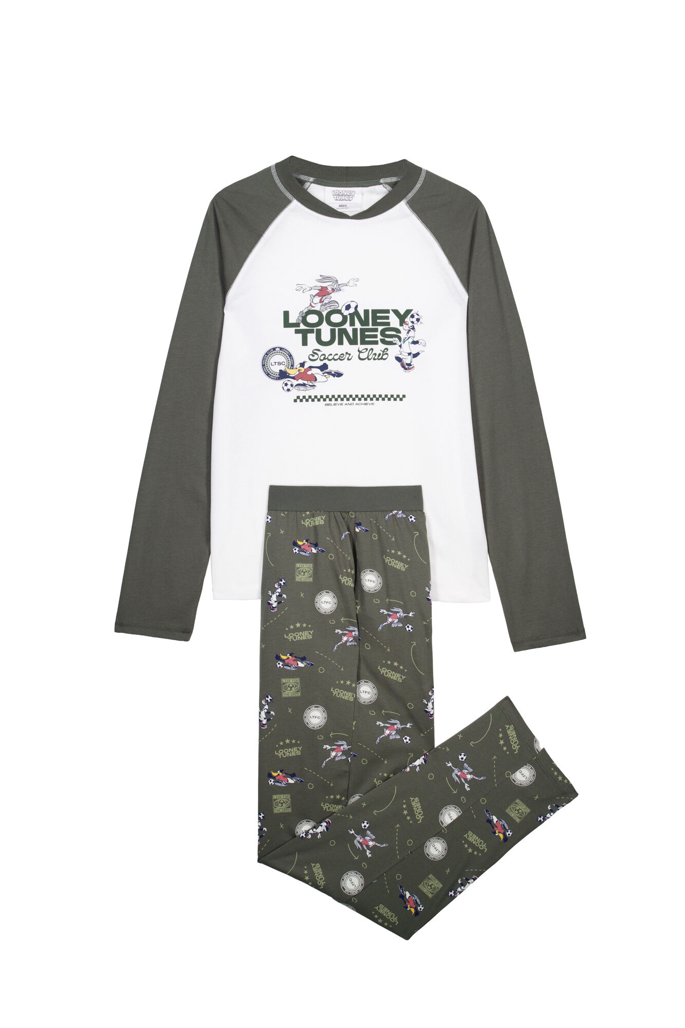 Women'secret Pijama largo algod&oacute;n Looney Tunes