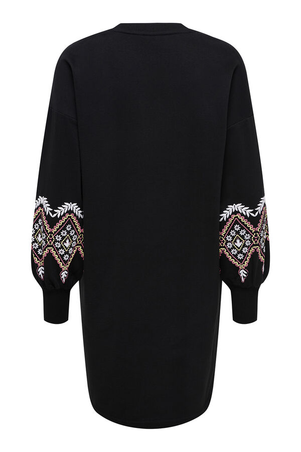 Only Maternity Vestido curto de manga manga para maternity preto