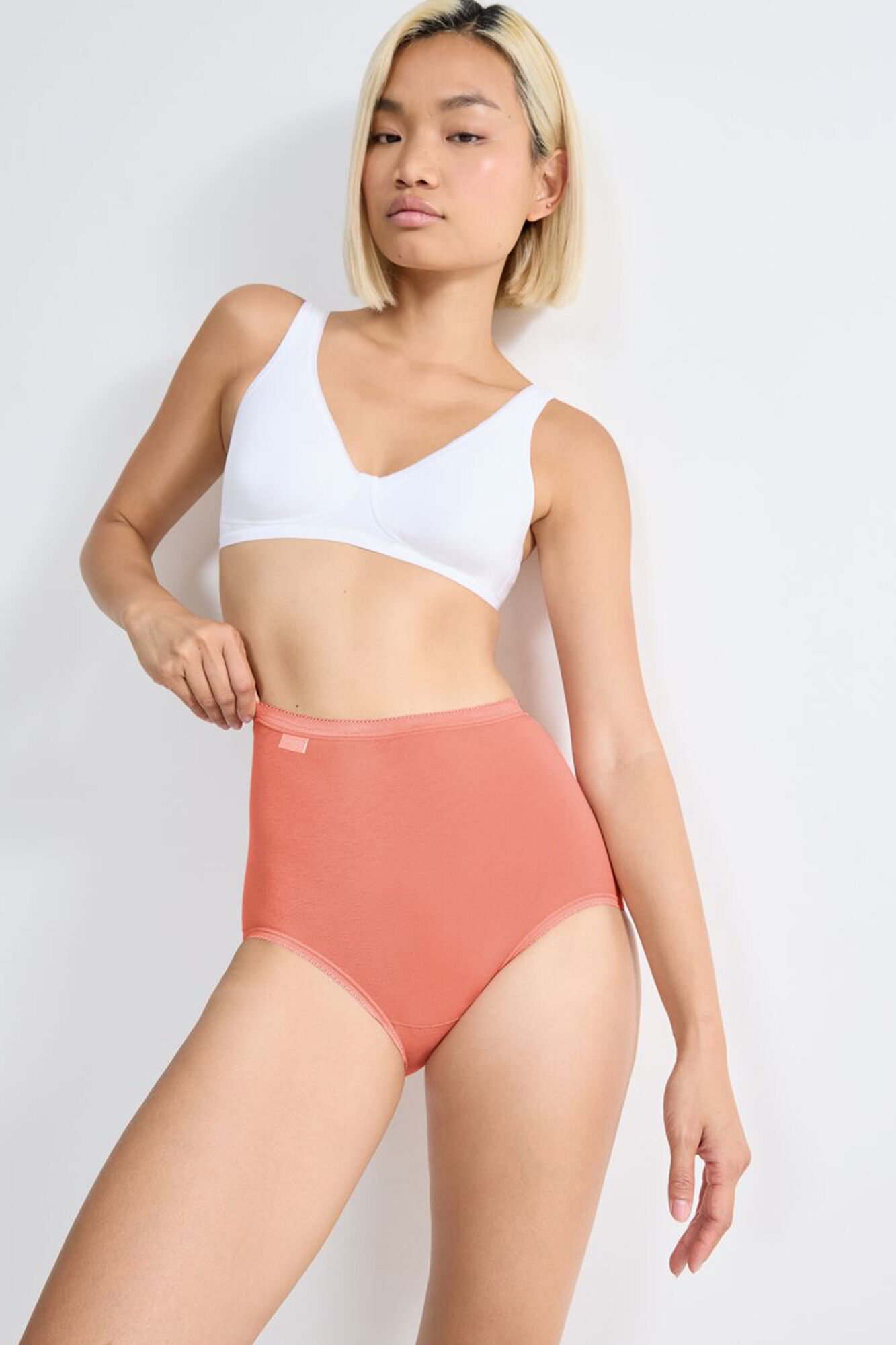 Sloggi Pack 3 bragas altas sin costuras