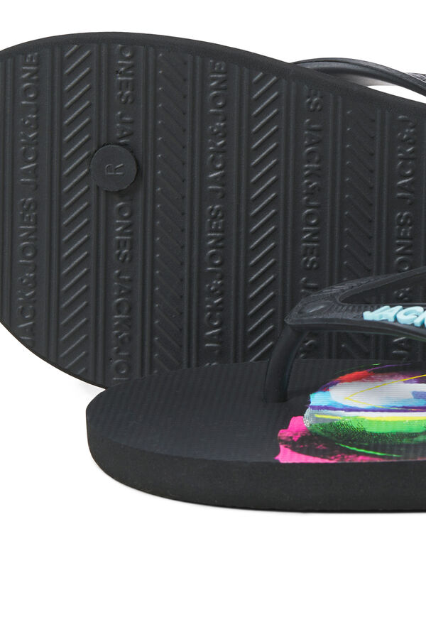 Jack & Jones Printed flip-flops black
