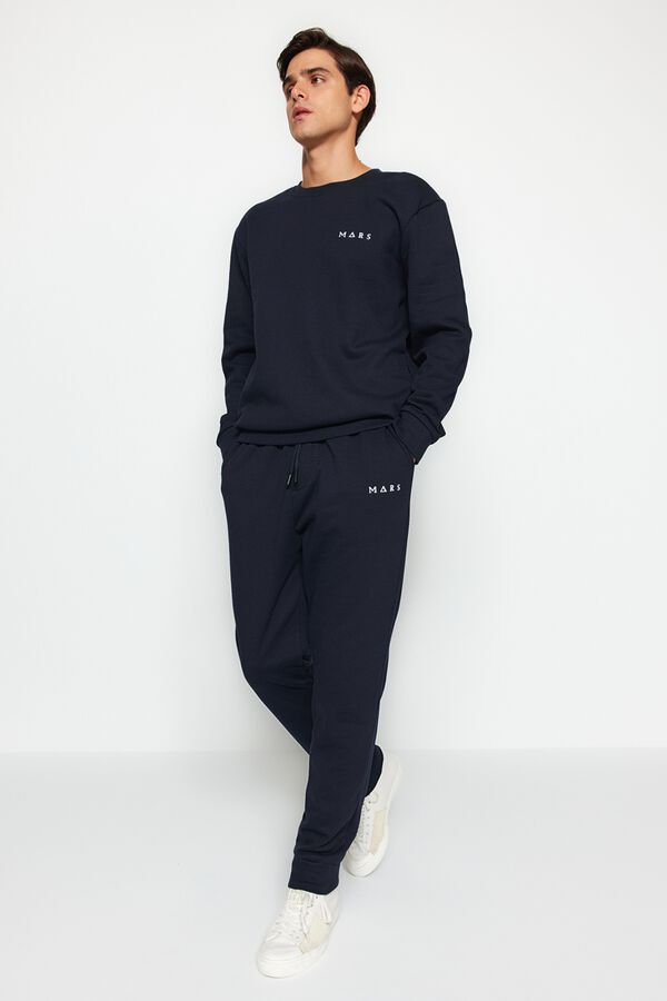 Trendyol Comfortable Knitted Pyjama Set blue