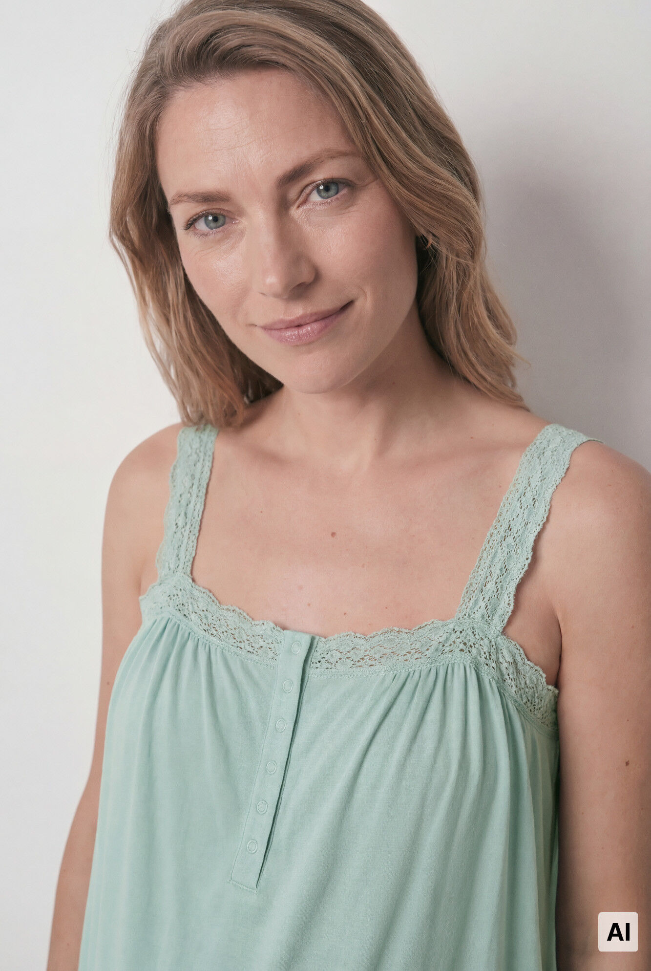 Women'secret Green cotton short pyjamas maternity