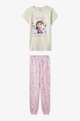 Penti Conjunto pijama infantil gatos Gabby marfil