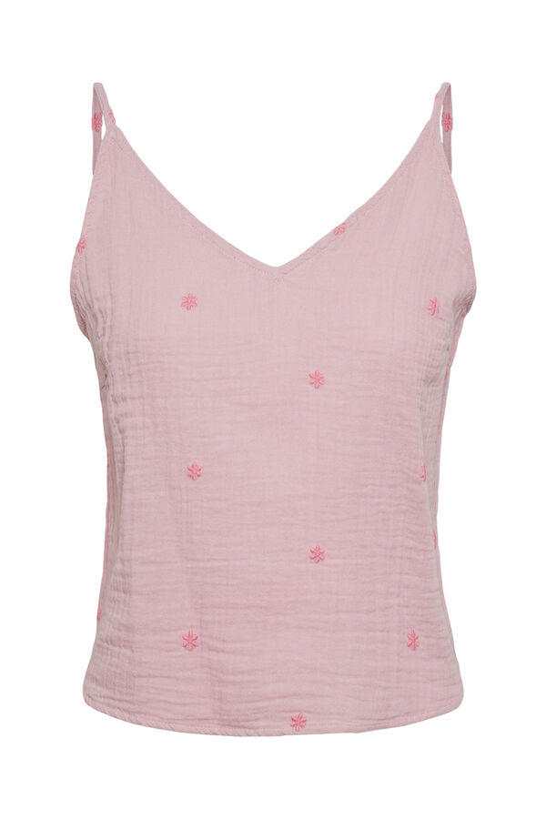 Womensecret Vest top with star motif pink