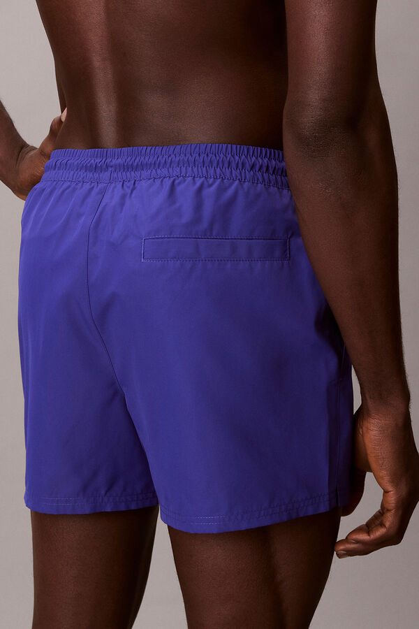 Calvin Klein Drawstring logo swim shorts blue