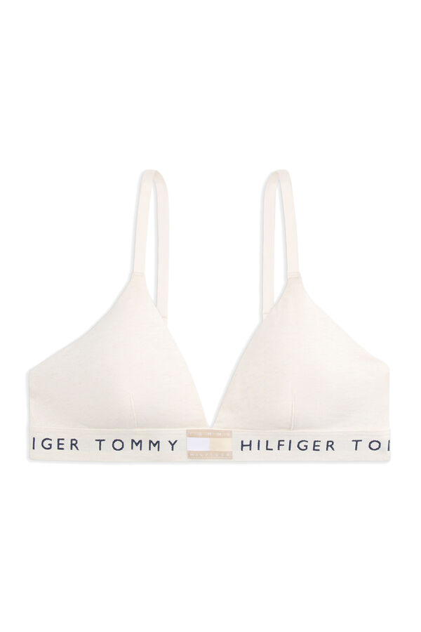 Tommy Hilfiger Sujetador triangular con ligero push beige