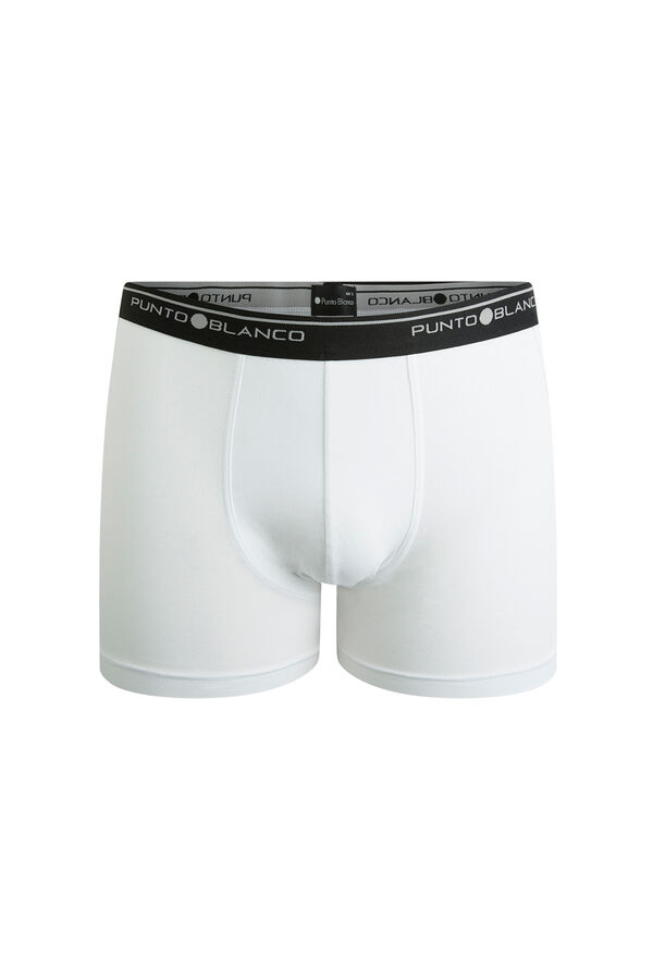 Punto Blanco Pack de 3 boxers de algod&atilde;o branco