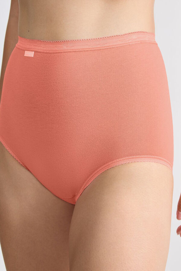 Sloggi Pack of 3 seamless high-rise panties Crvena