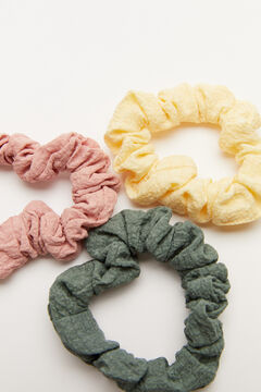 Womensecret Pack of 3 small scrunchies green