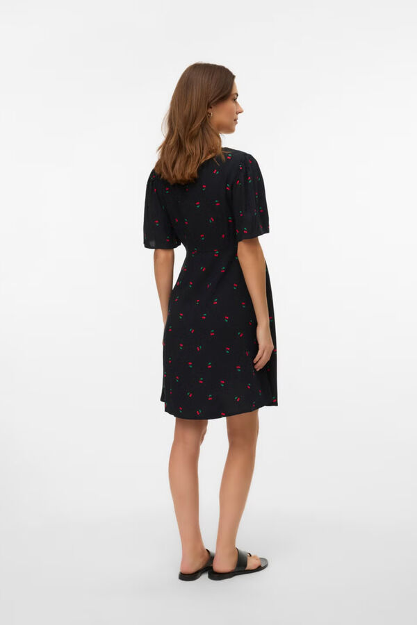 Mamalicious Maternity and breastfeeding short dress black