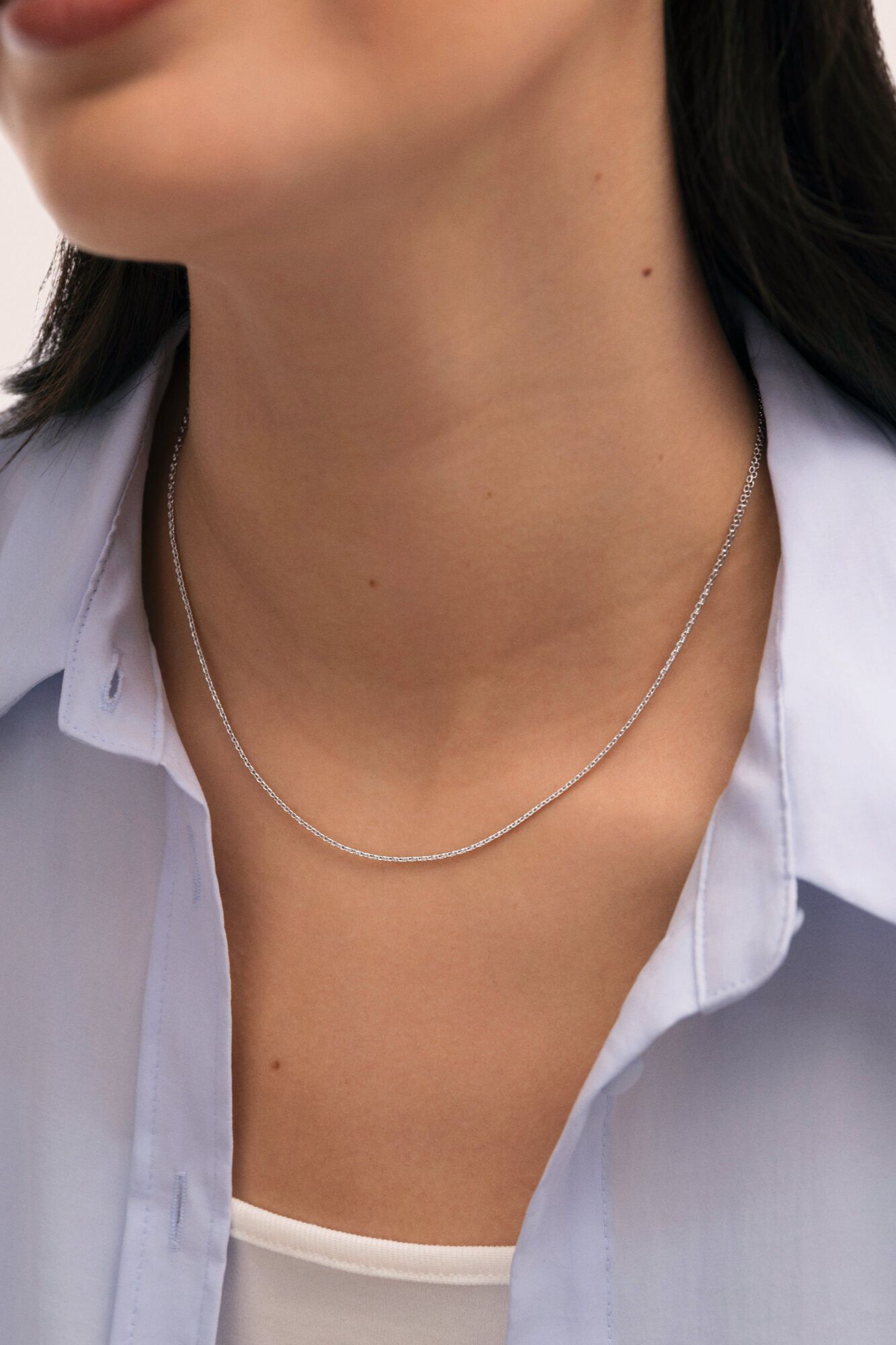 Singularu Halskette Fine Tape Stahl