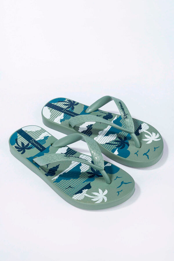 Ipanema Summer print kids' sandals green
