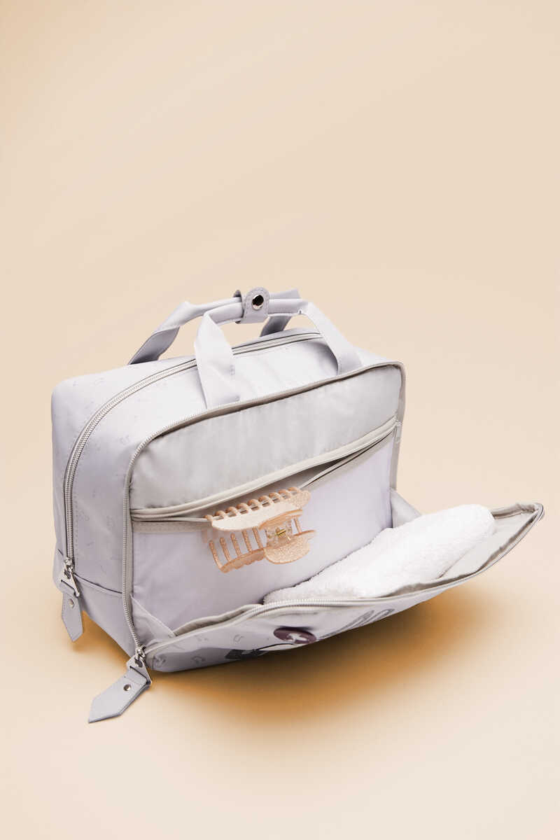 Womensecret Large waterproof Snoopy briefcase-style vanity case grey